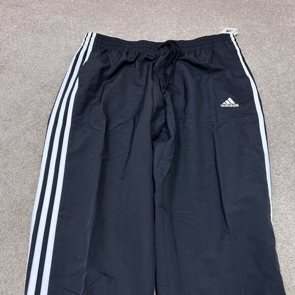 Adidas Joggers Women's Black Elastic Waist Drawstring Pockets Size XL NWT - Picture 6 of 14